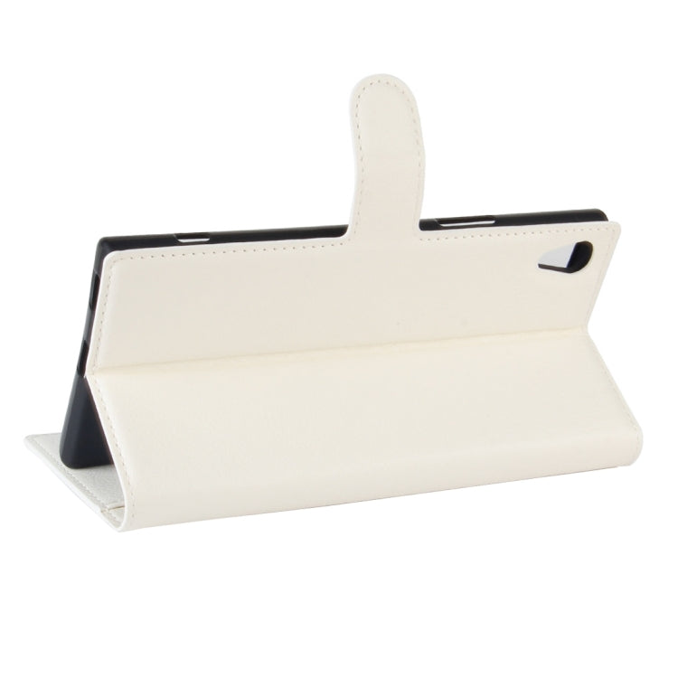 For Sony Xperia XA1 Ultra Litchi Texture Horizontal Flip Leather Case with Holder & Card Slots & Wallet