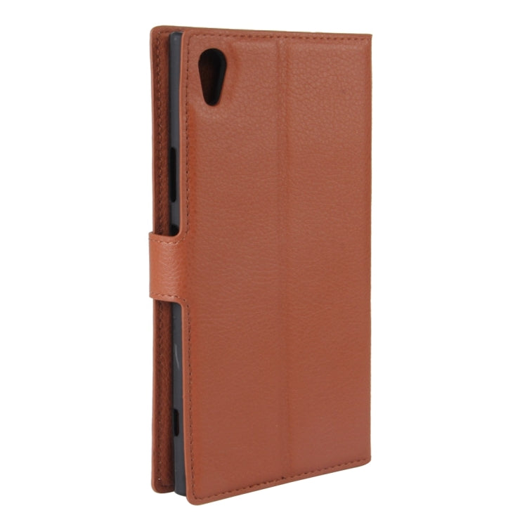 For Sony Xperia XA1 Ultra Litchi Texture Horizontal Flip Leather Case with Holder & Card Slots & Wallet