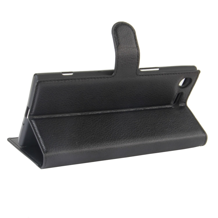 For Sony Xperia XZ Premium Litchi Texture Horizontal Flip Leather Case with Holder & Card Slots & Wallet