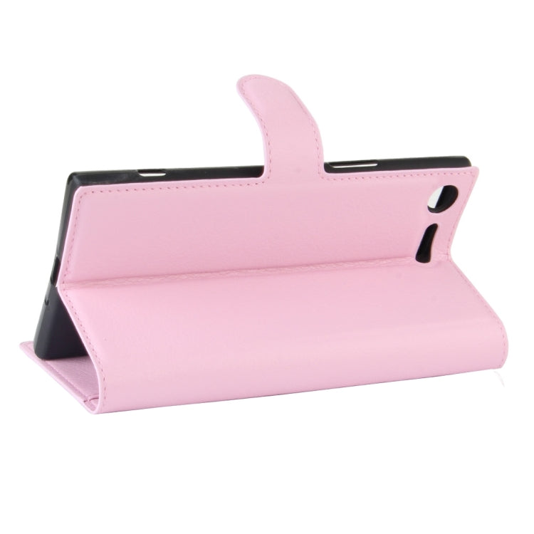 For Sony Xperia XZ Premium Litchi Texture Horizontal Flip Leather Case with Holder & Card Slots & Wallet