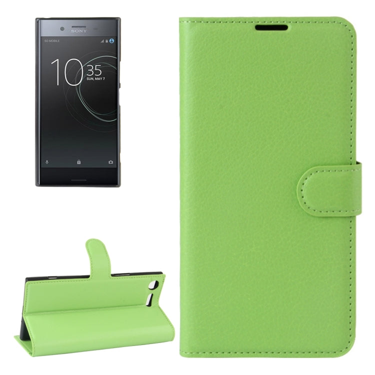 For Sony Xperia XZ Premium Litchi Texture Horizontal Flip Leather Case with Holder & Card Slots & Wallet