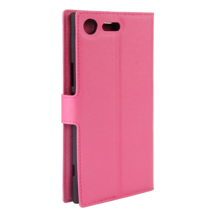For Sony Xperia XZ Premium Litchi Texture Horizontal Flip Leather Case with Holder & Card Slots & Wallet