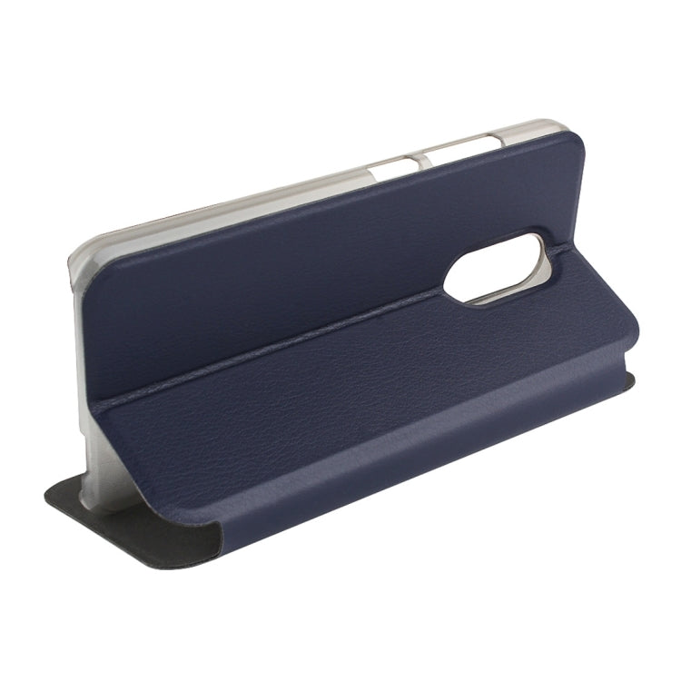 OCUBE for HOMTOM HT37 Spring Texture Horizontal Flip Leather Case with Holder