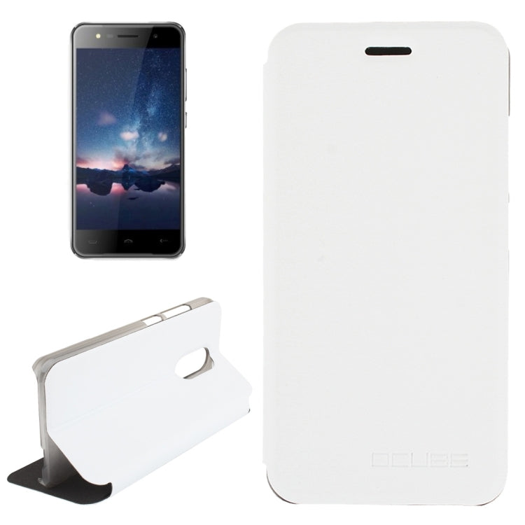 OCUBE for HOMTOM HT37 Spring Texture Horizontal Flip Leather Case with Holder