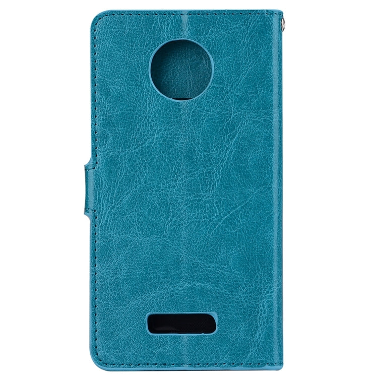 For Motorola Moto Z Crazy Horse Texture Horizontal Flip PU Leather Case with Holder & Card Slots & Wallet & Lanyard