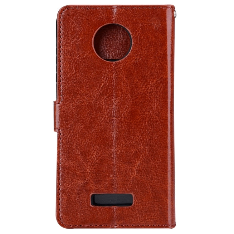 For Motorola Moto Z Crazy Horse Texture Horizontal Flip PU Leather Case with Holder & Card Slots & Wallet & Lanyard