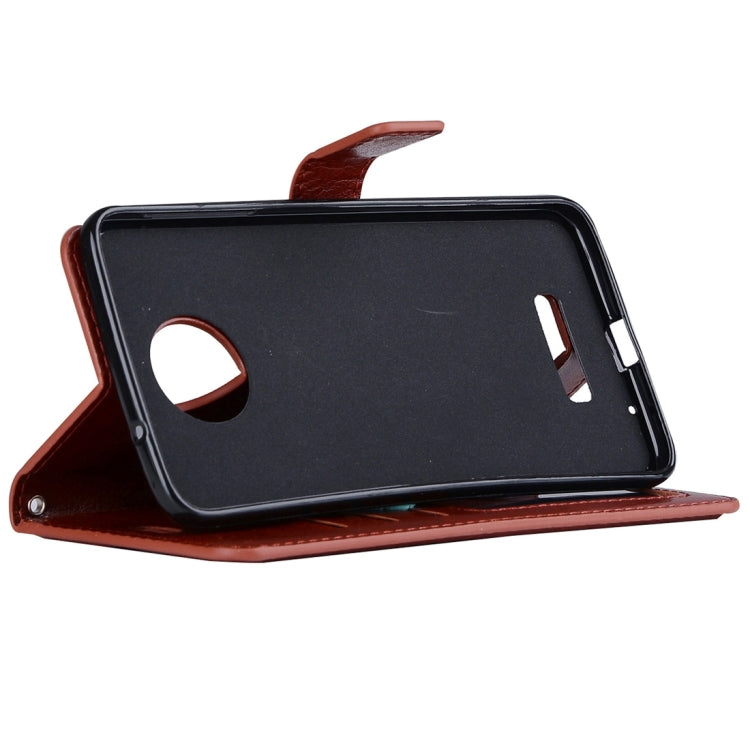 For Motorola Moto Z Crazy Horse Texture Horizontal Flip PU Leather Case with Holder & Card Slots & Wallet & Lanyard