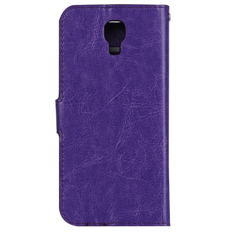 For LG X Screen Crazy Horse Texture Horizontal Flip PU Leather Case with Holder & Card Slots & Wallet