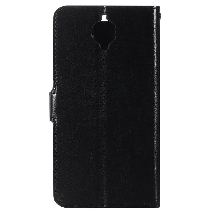 For OnePlus  3 Crazy Horse Texture Horizontal Flip PU Leather Case with Holder & Card Slots & Wallet