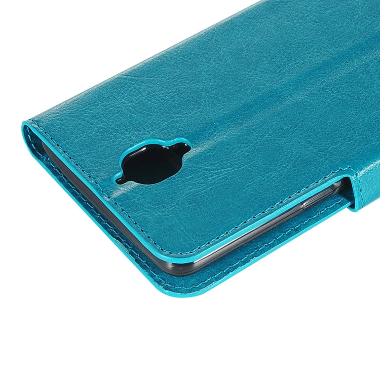 For OnePlus  3 Crazy Horse Texture Horizontal Flip PU Leather Case with Holder & Card Slots & Wallet