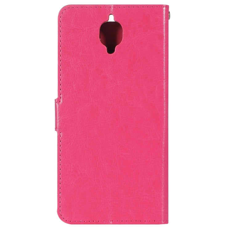 For OnePlus  3 Crazy Horse Texture Horizontal Flip PU Leather Case with Holder & Card Slots & Wallet