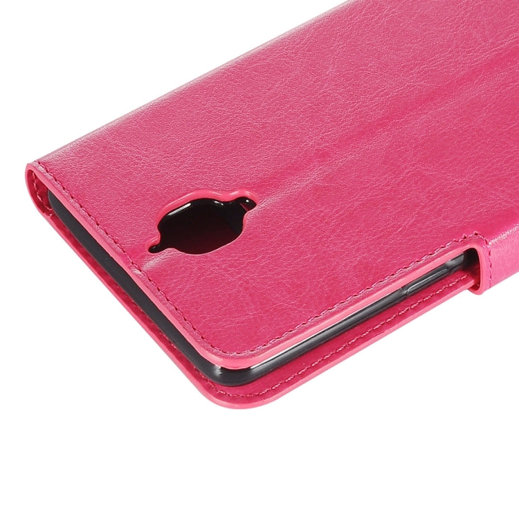 For OnePlus  3 Crazy Horse Texture Horizontal Flip PU Leather Case with Holder & Card Slots & Wallet