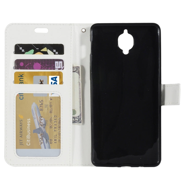 For OnePlus  3 Crazy Horse Texture Horizontal Flip PU Leather Case with Holder & Card Slots & Wallet