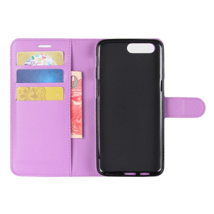 For OnePlus  5 Litchi Texture Horizontal Flip Leather Case with Holder & Card Slots & Wallet