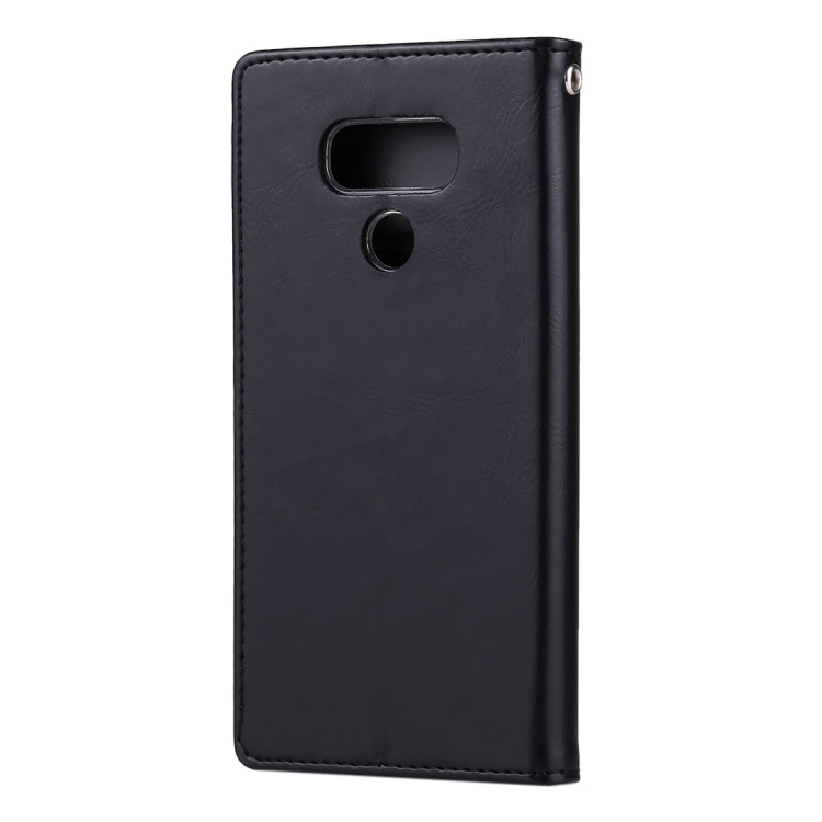 GOOSPERY BLUE MOON for LG G6 Crazy Horse Texture Horizontal Flip Leather Case with Card Slots & Wallet & Holder