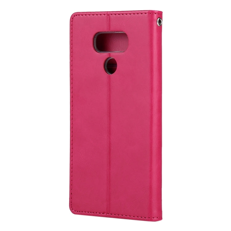 GOOSPERY BLUE MOON for LG G6 Crazy Horse Texture Horizontal Flip Leather Case with Card Slots & Wallet & Holder