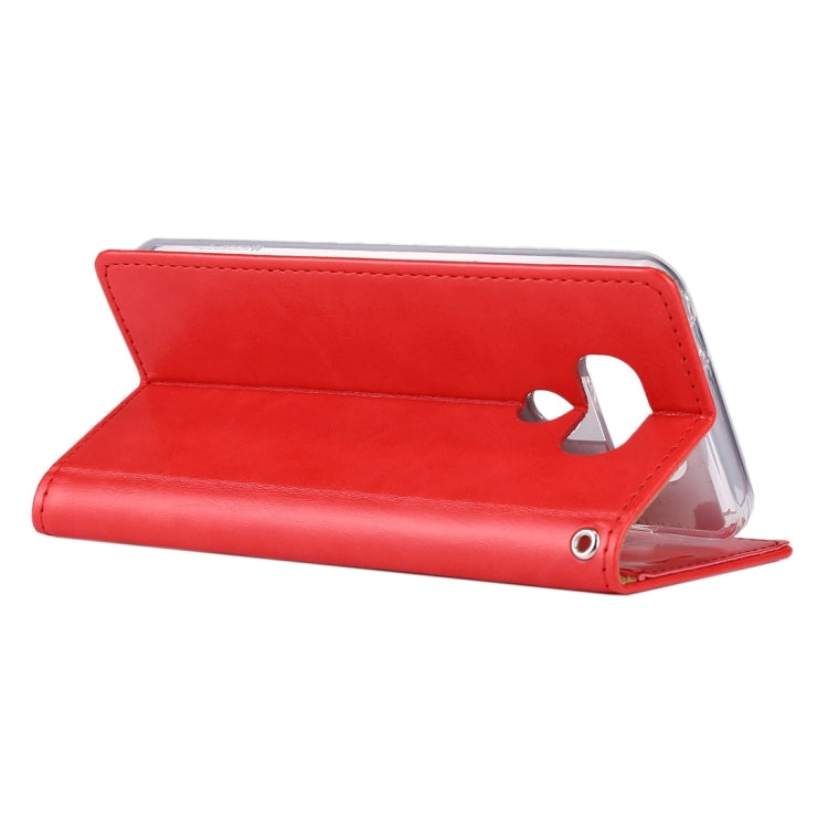 GOOSPERY BLUE MOON for LG G6 Crazy Horse Texture Horizontal Flip Leather Case with Card Slots & Wallet & Holder