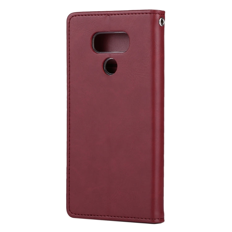 GOOSPERY BLUE MOON for LG G6 Crazy Horse Texture Horizontal Flip Leather Case with Card Slots & Wallet & Holder