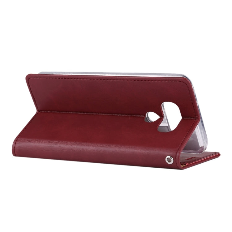 GOOSPERY BLUE MOON for LG G6 Crazy Horse Texture Horizontal Flip Leather Case with Card Slots & Wallet & Holder