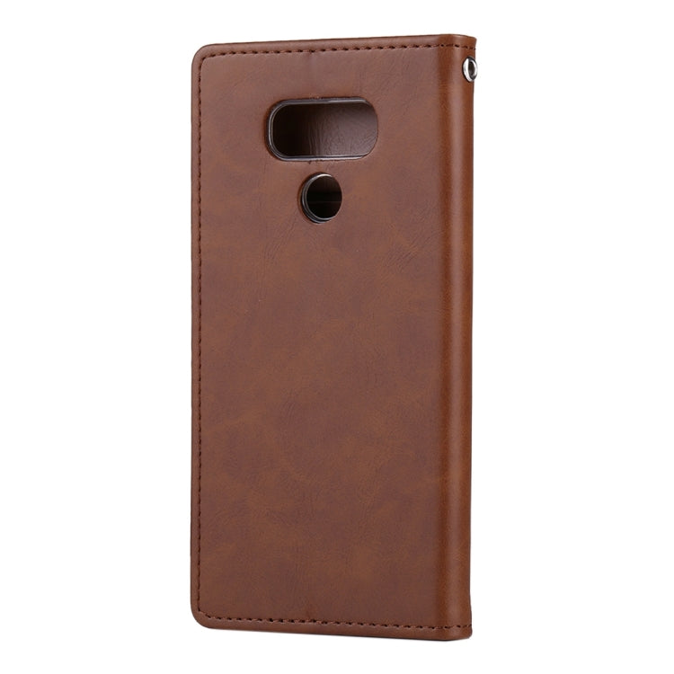 GOOSPERY BLUE MOON for LG G6 Crazy Horse Texture Horizontal Flip Leather Case with Card Slots & Wallet & Holder
