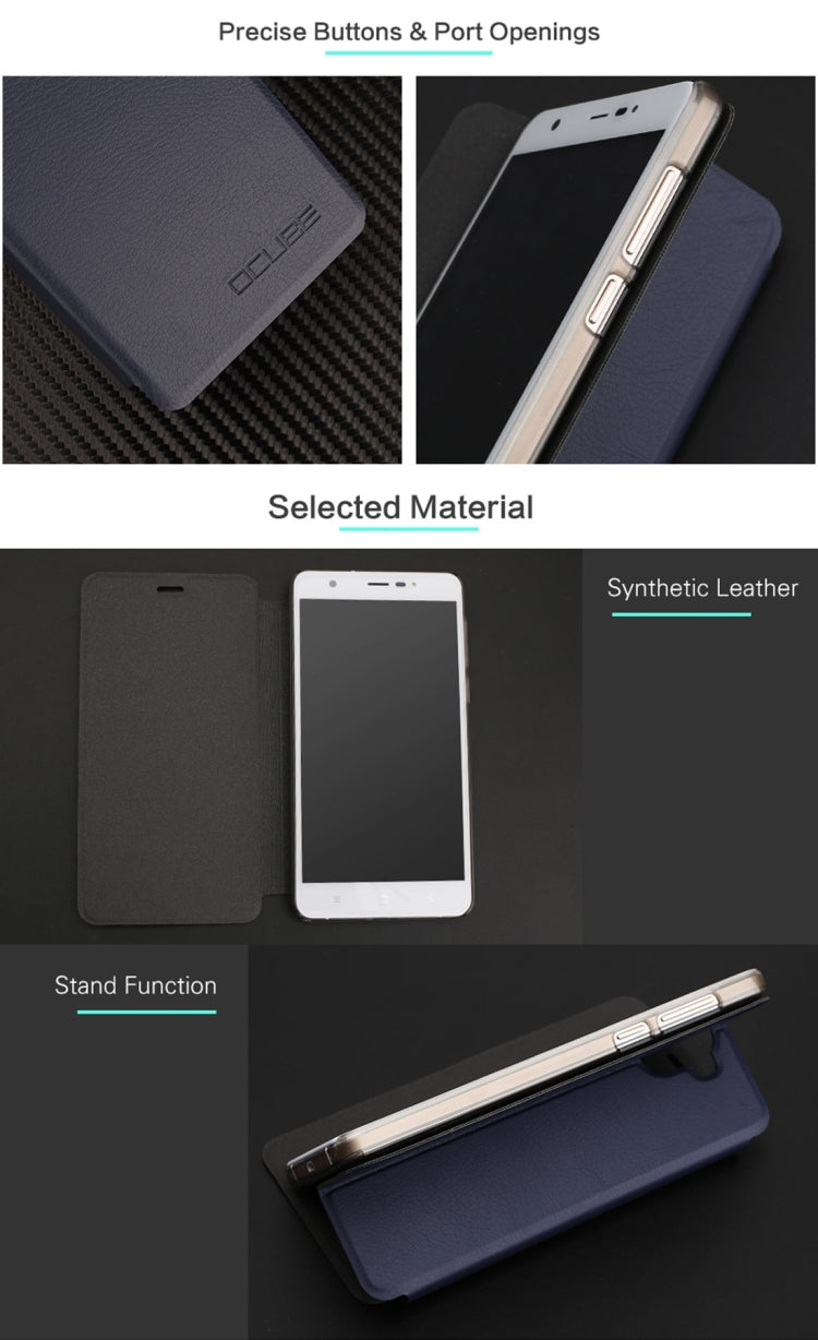 OCUBE for Blackview R6 Lite (MPH1950) Spring Texture Horizontal Flip Leather Case with Holder