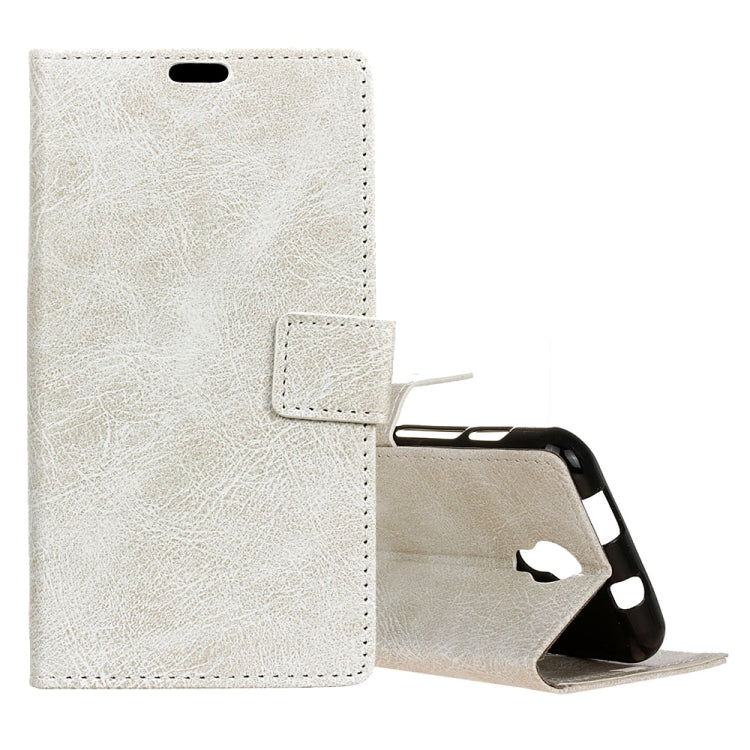 For Wiko Jerry 2 Retro Crazy Horse Texture Horizontal Flip Leather Case with Holder & Card Slots & Wallet & Photo Frame