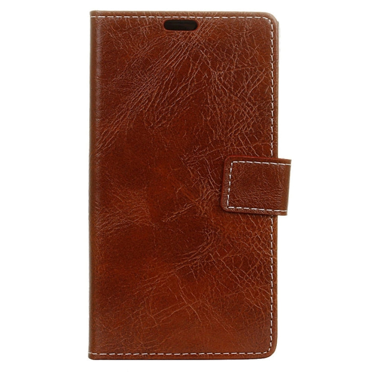 For Wiko Jerry 2 Retro Crazy Horse Texture Horizontal Flip Leather Case with Holder & Card Slots & Wallet & Photo Frame