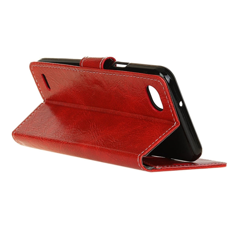 For LG Q6 Retro Crazy Horse Texture Horizontal Flip Leather Case with Holder & Card Slots & Wallet & Photo Frame