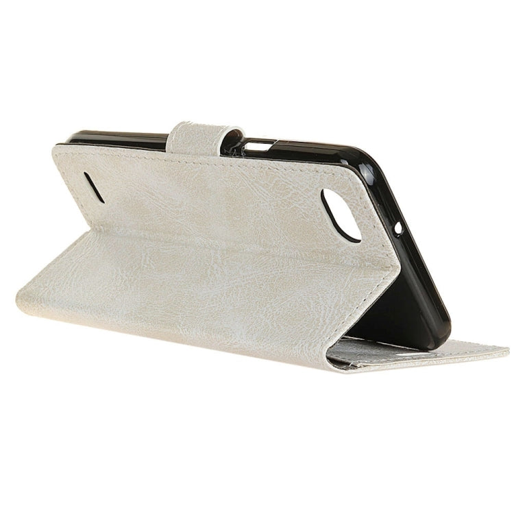 For LG Q6 Retro Crazy Horse Texture Horizontal Flip Leather Case with Holder & Card Slots & Wallet & Photo Frame