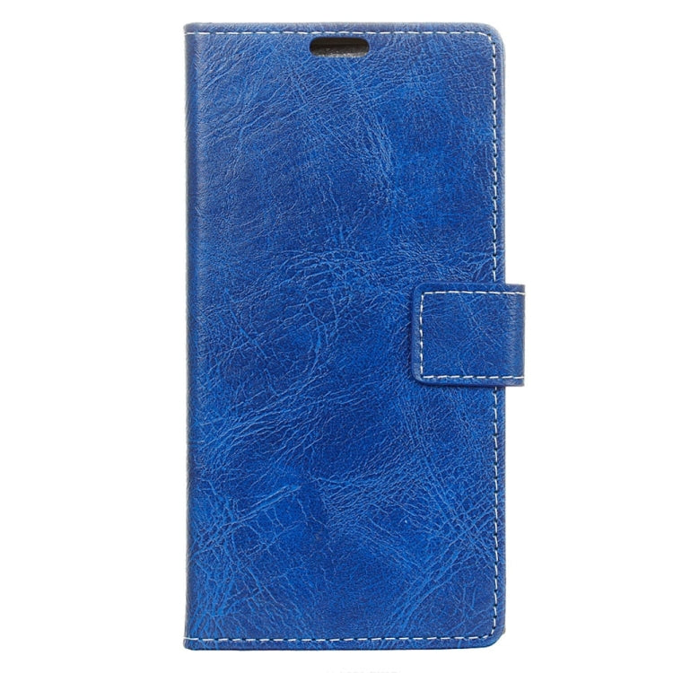 For Wiko Tommy 2 Retro Crazy Horse Texture Horizontal Flip Leather Case with Holder & Card Slots & Wallet & Photo Frame