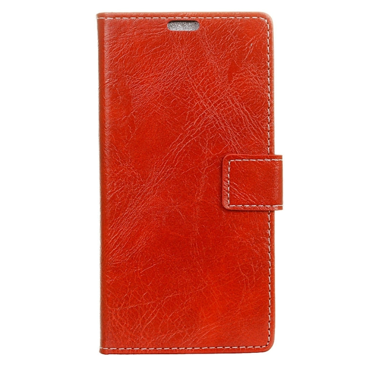 For Wiko Tommy 2 Retro Crazy Horse Texture Horizontal Flip Leather Case with Holder & Card Slots & Wallet & Photo Frame