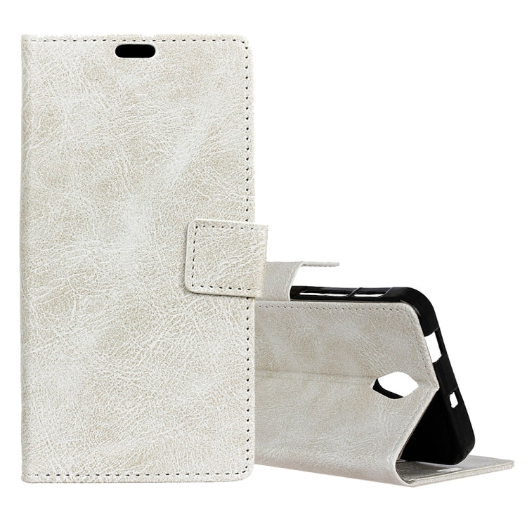 For Wiko Tommy 2 Retro Crazy Horse Texture Horizontal Flip Leather Case with Holder & Card Slots & Wallet & Photo Frame