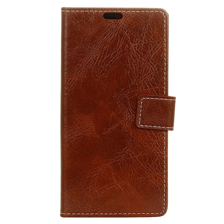 For Wiko Tommy 2 Retro Crazy Horse Texture Horizontal Flip Leather Case with Holder & Card Slots & Wallet & Photo Frame