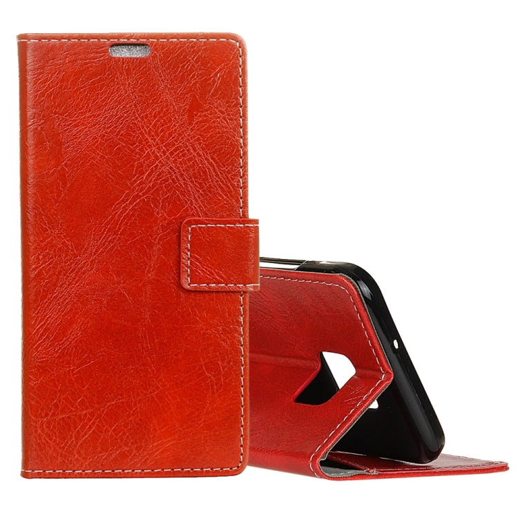 For Asus ZenFone V V520KL Retro Crazy Horse Texture Horizontal Flip Leather Case with Holder & Card Slots & Wallet & Photo Frame