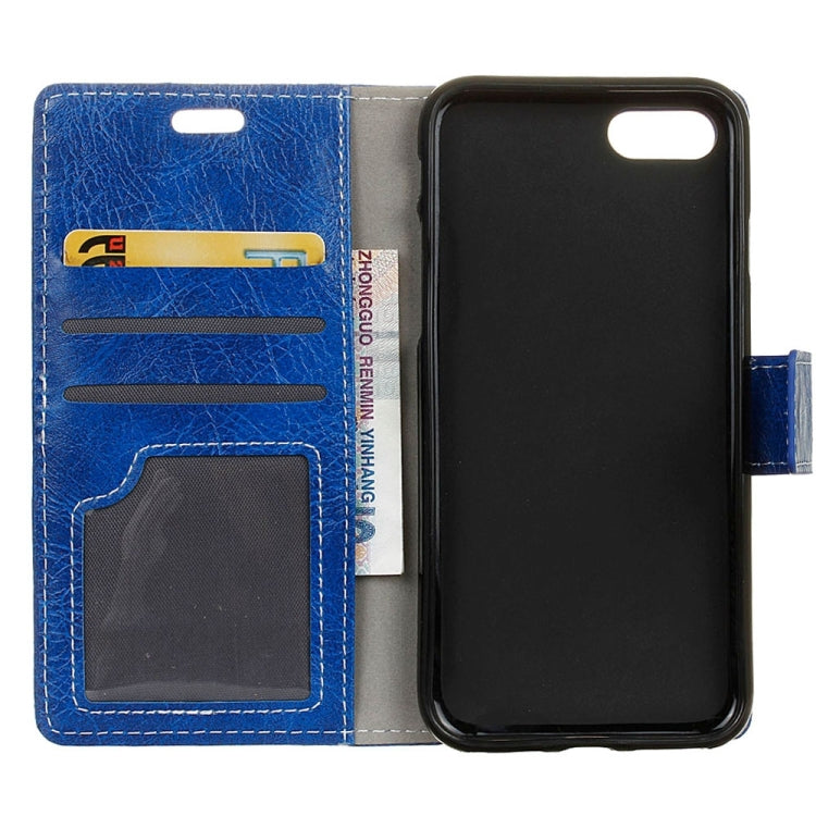 For Asus ZenFone 4 ZE554KL Retro Crazy Horse Texture Horizontal Flip Leather Case with Holder & Card Slots & Wallet & Photo Frame