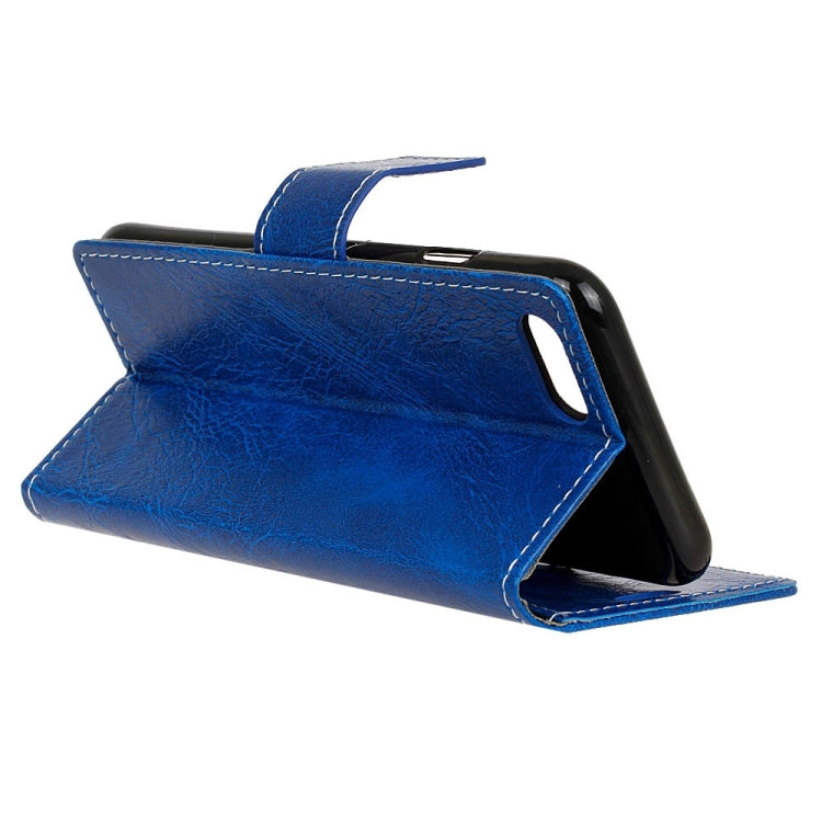 For Asus ZenFone 4 ZE554KL Retro Crazy Horse Texture Horizontal Flip Leather Case with Holder & Card Slots & Wallet & Photo Frame