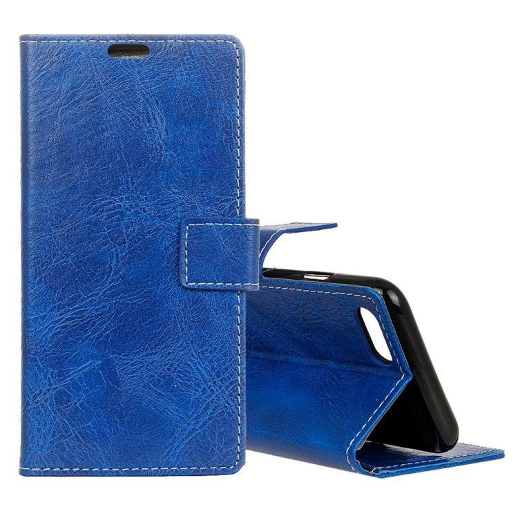 For Asus ZenFone 4 ZE554KL Retro Crazy Horse Texture Horizontal Flip Leather Case with Holder & Card Slots & Wallet & Photo Frame