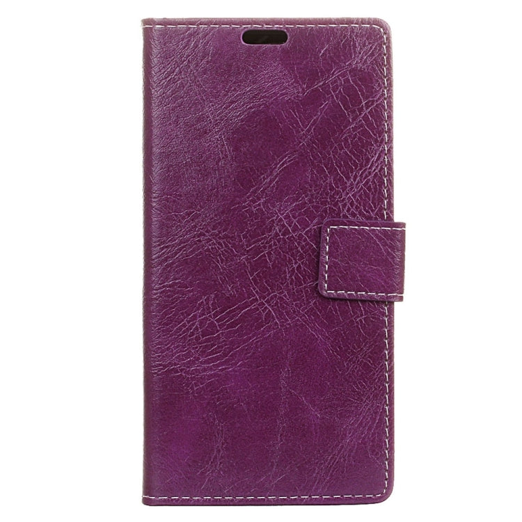 For Asus ZenFone 4 ZE554KL Retro Crazy Horse Texture Horizontal Flip Leather Case with Holder & Card Slots & Wallet & Photo Frame
