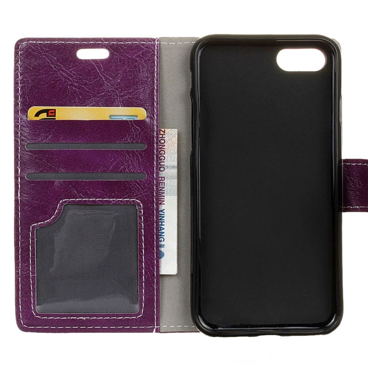 For Asus ZenFone 4 ZE554KL Retro Crazy Horse Texture Horizontal Flip Leather Case with Holder & Card Slots & Wallet & Photo Frame