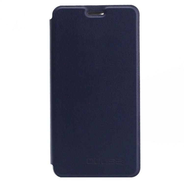 OCUBE for LEAGOO KIICAA POWER (MPH2418) Spring Texture Horizontal Flip Leather Case with Holder(Dark Blue)