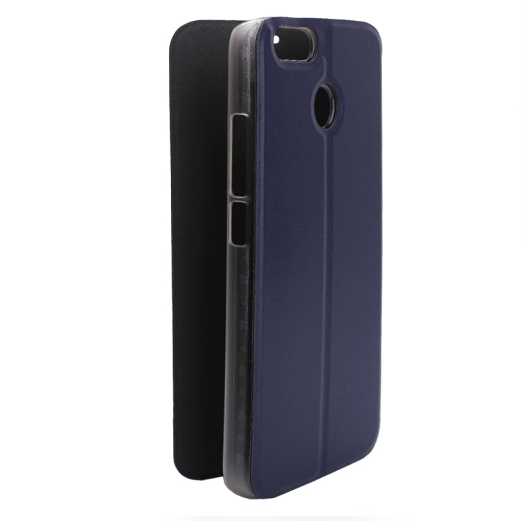 OCUBE for OUKITEL U22 (MPH1798) Spring Texture Horizontal Flip Leather Case with Holder (Dark Blue)