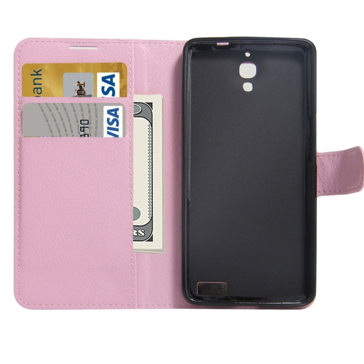 For Alcatel One Touch Idol X Litchi Texture Horizontal Flip Leather Case with Holder & Card Slots & Wallet