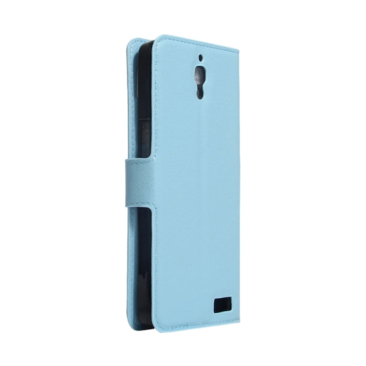 For Alcatel One Touch Idol X Litchi Texture Horizontal Flip Leather Case with Holder & Card Slots & Wallet