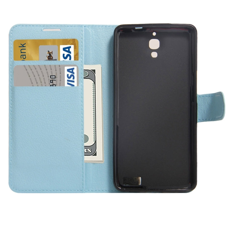 For Alcatel One Touch Idol X Litchi Texture Horizontal Flip Leather Case with Holder & Card Slots & Wallet