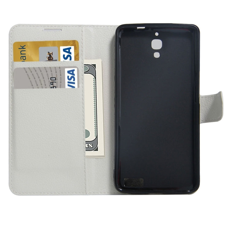 For Alcatel One Touch Idol X Litchi Texture Horizontal Flip Leather Case with Holder & Card Slots & Wallet