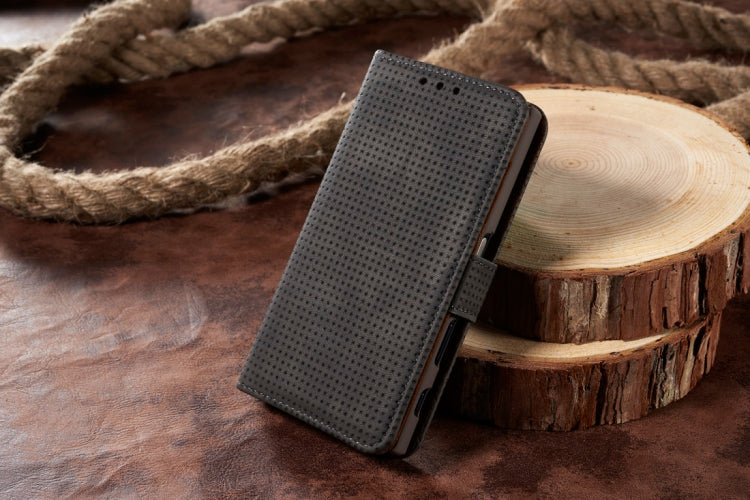 For Sony Xperia XZ Retro Style Mesh Breathable Horizontal Flip Leather Case with Card Slot & Holder & Wallet