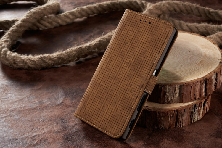 For Sony Xperia XZ Retro Style Mesh Breathable Horizontal Flip Leather Case with Card Slot & Holder & Wallet