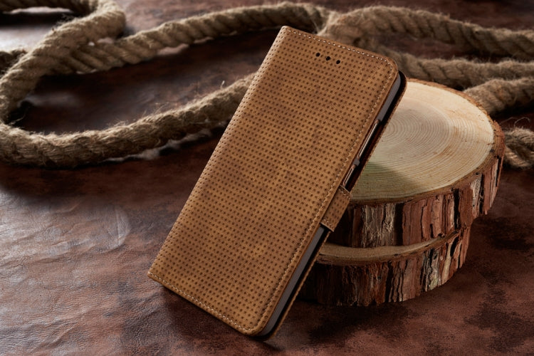 For Huawei Mate 9 Retro Style Mesh Breathable Horizontal Flip Leather Case with Card Slot & Holder & Wallet