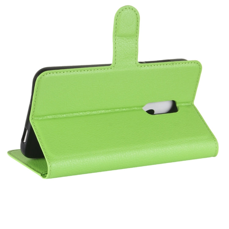 For Alcatel A7 Litchi Texture Horizontal Flip Leather Case with Holder & Card Slots & Wallet