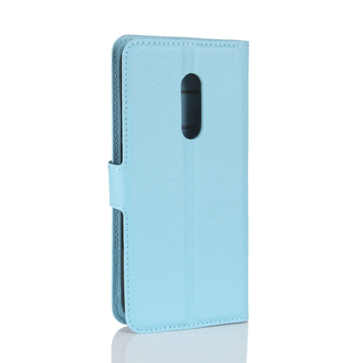 For Alcatel A7 Litchi Texture Horizontal Flip Leather Case with Holder & Card Slots & Wallet